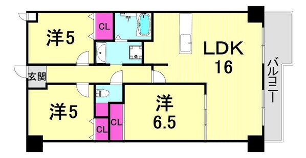 レフィナード（広田町）の物件間取画像